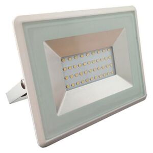 Proiector tip reflector LED SMD, 30 W, 6500 K, 2550 lm, IP65, Alb