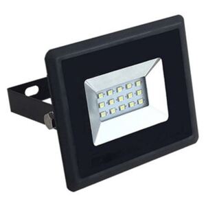 Proiector tip reflector LED SMD, 10 W, 6000 K, IP65, Negru