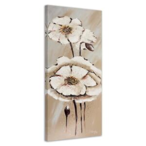 CARO Tablou pe pânză - Two Flowers 1 20x50 cm