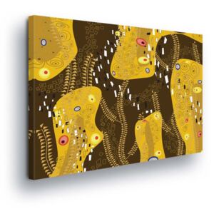 Tablou - Abstract Art in Earth Tones II 2 x 40x60 / 2 x 30x80 / 1 x 30x100 cm