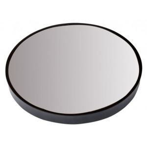 Oglinda neagra rotunda din inox 55 cm Dott Versmissen