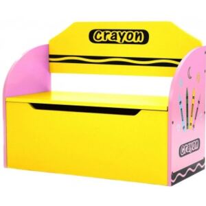 Bancuta pentru depozitare jucarii Pink Crayon