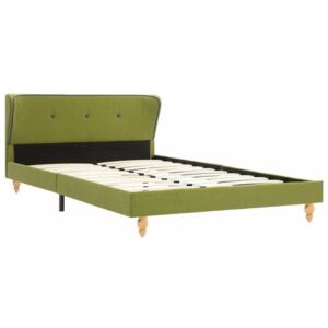 Cadru de pat, verde, 120 x 200 cm, material textil