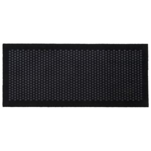 Covor Tica Copenhagen Dot, 67 x 150 cm, negru-gri
