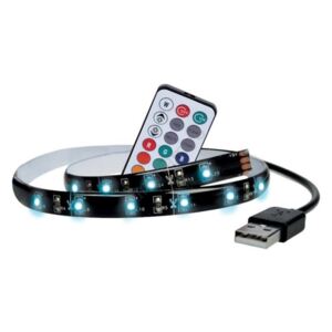 Bandă LED RGB pentru TV cu telecomandă LED/USB 50cm