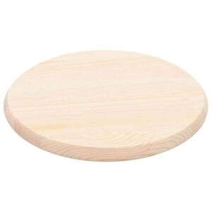 Blat de masă, 28 mm 40 cm, lemn natural de pin, rotund