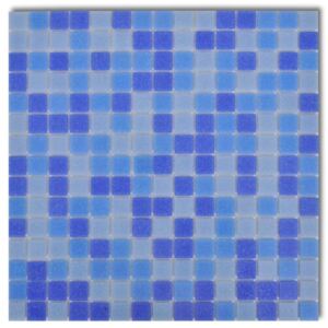 Dale Sticlă Mozaic Albastru și Bleu 40 buc 4,28 mp