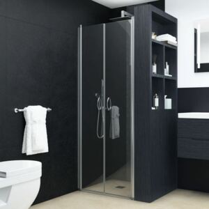 Uși cabină de duș, transparent, 90 x 180 cm, ESG