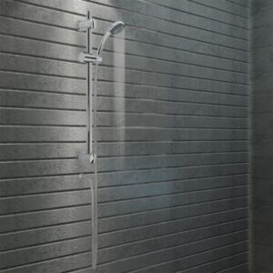 Bară de duș cu suport pentru duș manual, 76 cm