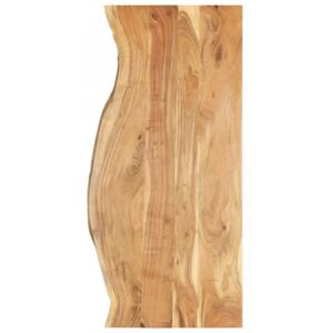Blat lavoar de baie 140 x 55 x 2 5 cm lemn masiv de acacia