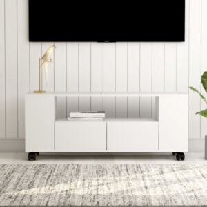 Comodă TV alb 120 x 35 x 43 cm PAL