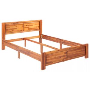 Cadru de pat 140 x 200 cm lemn masiv de acacia