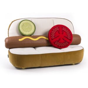 Canapea hot dog cu structura din lemn si metal 188cm cm Studio Job Seletti