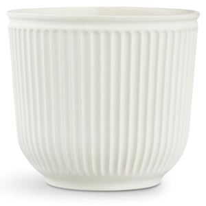 Ghiveci din ceramică Kähler Design Hammershoi Flowerpot, ⌀ 18 cm, alb