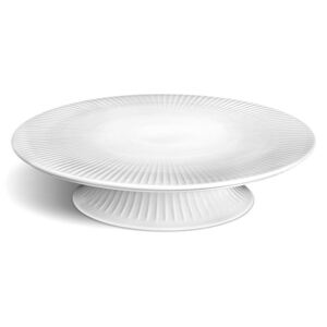 Tavă din porțelan pentru tort Kähler Design Hammershoi Cake Dish, ⌀ 30 cm, alb