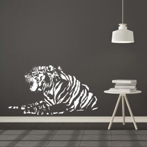 Tiger - autocolant de perete Alb 50 x 90 cm
