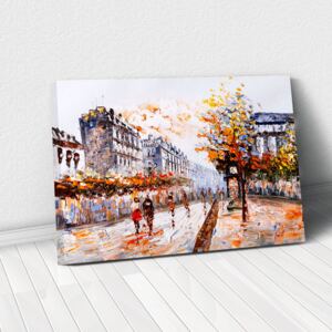 Tablou Canvas - Autumn over town