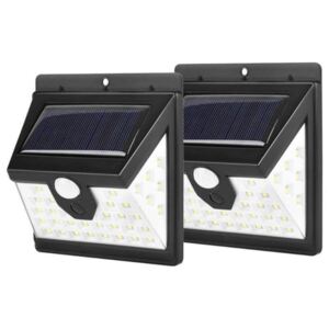 2 x Lampa solara SMART 40 LED cu senzor de lumina si miscare