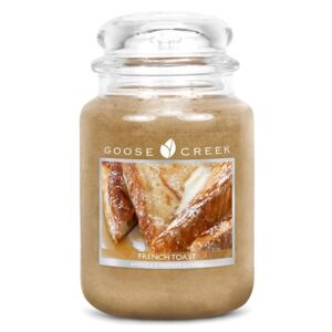 Lumânare parfumată în recipient de sticlă Goose Creek French Toast, 150 ore de ardere