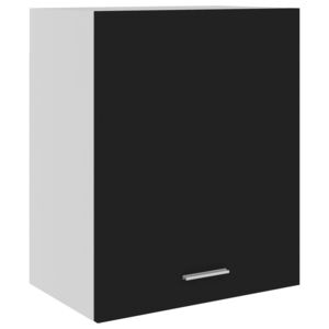 Dulap suspendat, negru, 50 x 31 x 60 cm, PAL
