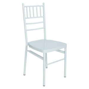 Set 6 scaune Chiavari metalic alb