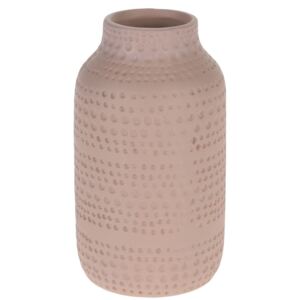 Koopman Vază ceramică Asuan roz, 19 cm