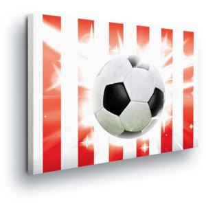 Tablou - Football Ball with Strips III 100x75 cm
