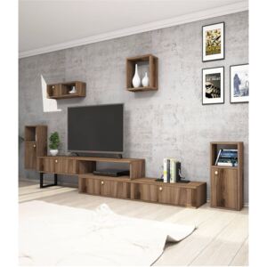 Comoda TV, New Lux Homs, nuc, 240 x 40 x 35 cm, PAL
