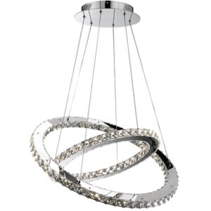 Pendul LED 60W crom-cristal Marilyn Globo Lighting 67032-60