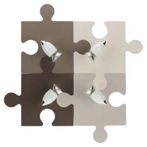 Plafoniera Nowodvorski Puzzle, 4xGU10, gri