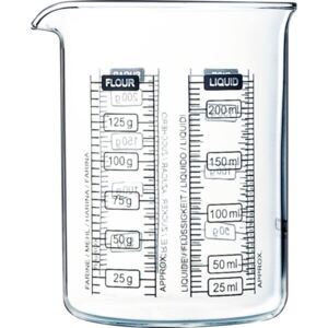 Pahar de măsurare din sticlă Pyrex 250 ml