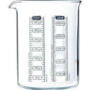 Pahar de măsurare din sticlă Pyrex 500 ml
