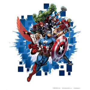 AG Design Avengers - autocolant de perete 65x85 cm