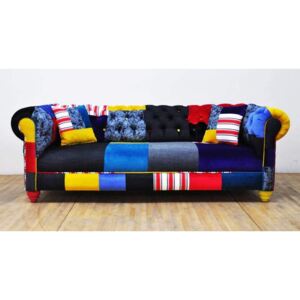 Sofa Chesterfield Patchwork - Jean Patch