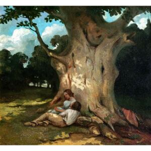 The Large Oak Reproducere, Gustave Courbet