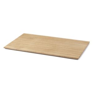 Tava dreptunghiulara maro din lemn pentru ghiveci 35x57,5 cm Lara Ferm Living