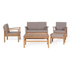 Set mobilier de grădină din lemn de acacia Monobeli Seaside