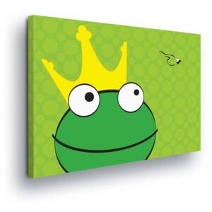 Tablou - Cartoon Frog 80x80 cm