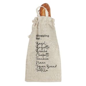 Săculeț textil pentru pâine Linen Bag Shopping, înălțime 42 cm