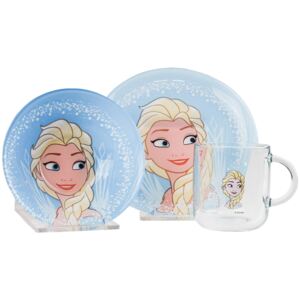Mäser Set de masă pentru copii din 3 piese Frozen, Elsa