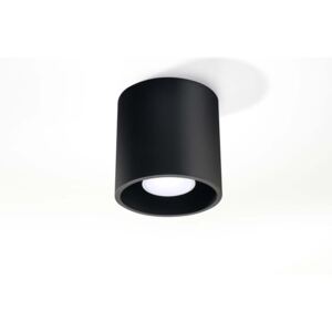 Plafonieră Nice Lamps Roda 1 Black, negru