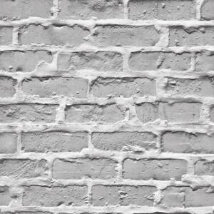 Buvu Tapete de vinil perete de cărămizi gri deschis