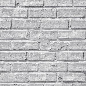 Buvu Tapete de vinil zid de cărămidă gri (3)