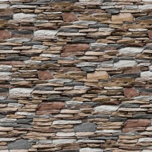 Buvu Tapete de vinil perete de piatră maro