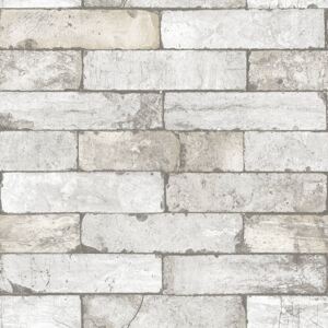 Buvu Tapete de vinil zid de cărămidă gri (7)