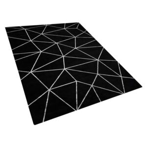 Zondo Covor 160x230 cm HAZVE (stofă) (negru)