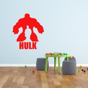 GLIX Avengers Hulk - autocolant de perete Rosu 30x20 cm