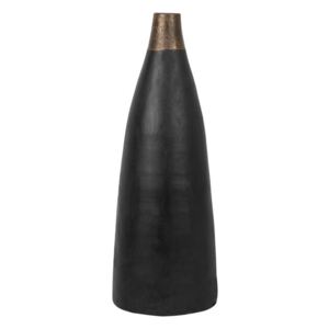 Zondo Vază ERODE 53 cm (ceramică) (negru)