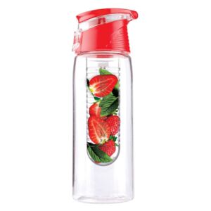 Sticlă Asobu Flavour It 2 Go, 600 ml, roșu