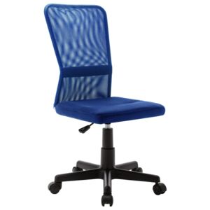 Scaun de birou, albastru, 44x52x100 cm, țesătură plasă